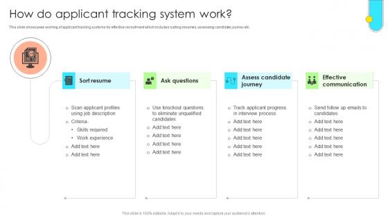 Data Driven Approach To Optimise How Do Applicant Tracking System Work CRP SS V