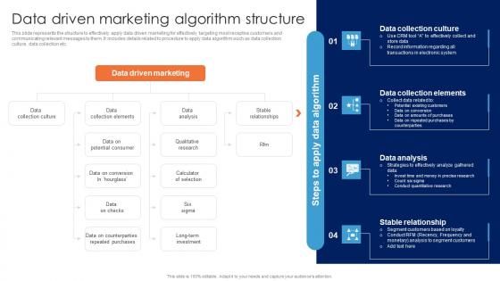 Data Driven Marketing Algorithm Structure Guide For Data Driven Advertising Brochure Pdf