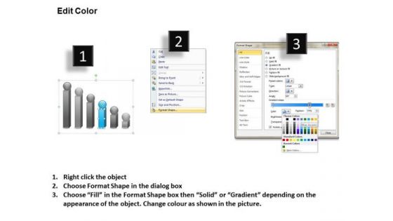 Data In Stacked Format 6 Stages Business Plan Small PowerPoint Templates