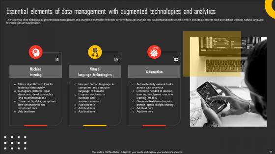 Data Management With Augmented Technologies Ppt PowerPoint Presentation Complete Deck With Slides