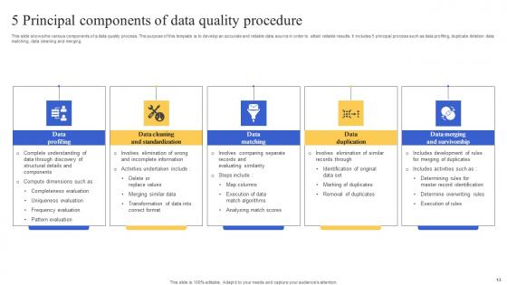 Data Quality Procedure Ppt Powerpoint Presentation Complete Deck With Slides