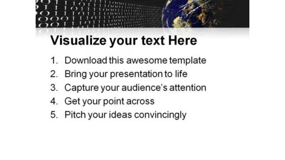 Data Transfer Internet PowerPoint Themes And PowerPoint Slides 0511
