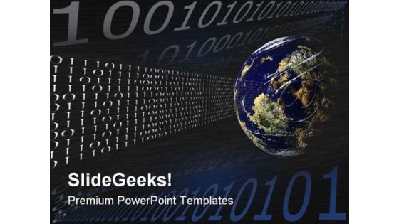 Data Transfer Internet PowerPoint Themes And PowerPoint Slides 0511