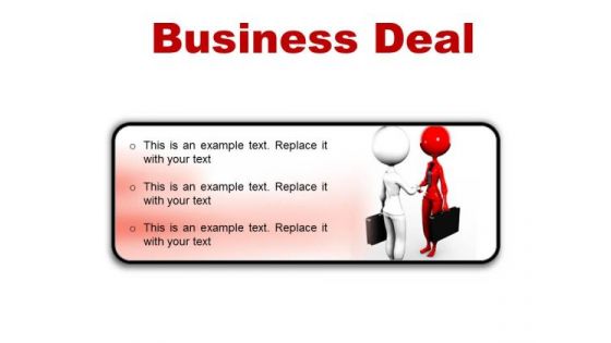 Deal Business PowerPoint Presentation Slides R