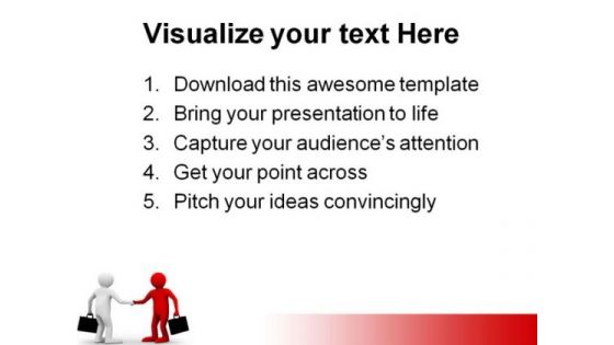 Deal Handshake Business PowerPoint Templates And PowerPoint Backgrounds 0811