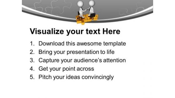 Deal With Client For Financial Pact PowerPoint Templates Ppt Backgrounds For Slides 0713