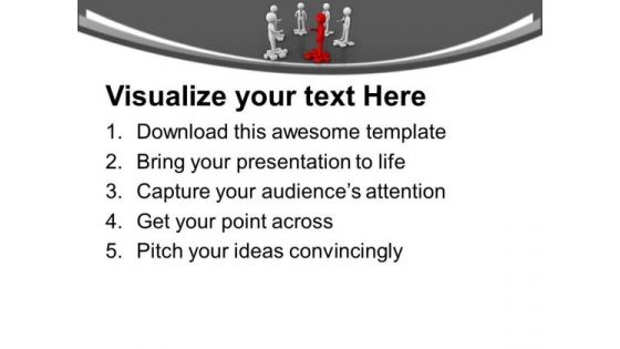 Deal With Clients Business Leadership PowerPoint Templates Ppt Backgrounds For Slides 0113