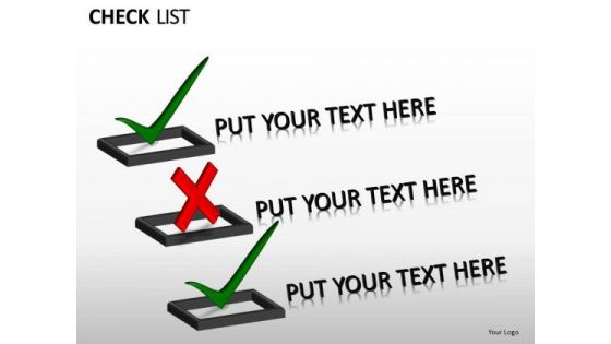 Decision Check List PowerPoint Slides And Ppt Diagram Templates