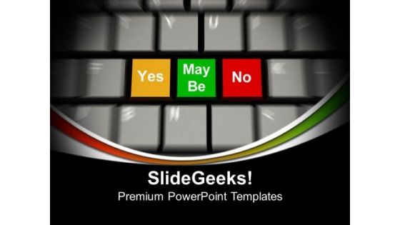 Decision On Computer Keyboard Communication PowerPoint Templates Ppt Backgrounds For Slides 0313 Decision On Computer Keyboard Communication PowerPoint Templates Ppt Backgrounds For Slides 0313