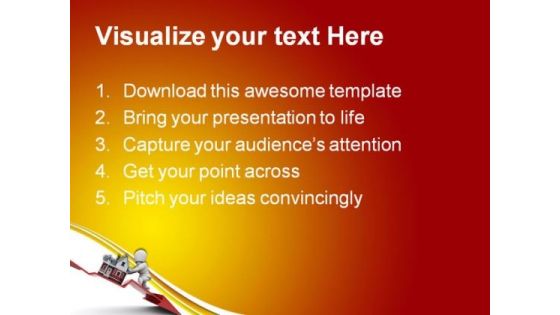Declining Property Real Estate PowerPoint Themes And PowerPoint Slides 0511