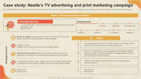 Decoding Nestles Marketing Case Study Nestles Tv Advertising And Print Strategy SS V