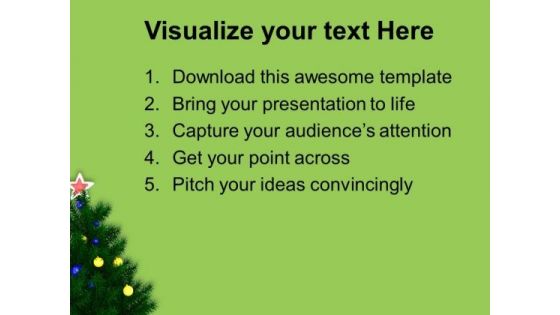 Decorate Christmas Tree This Winter PowerPoint Templates Ppt Backgrounds For Slides 0513