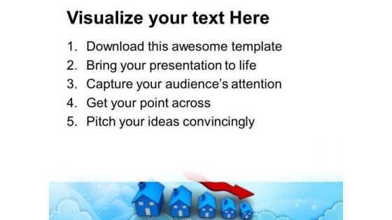 Decrease In Real Estate Rates Concept Business PowerPoint Templates And PowerPoint Themes 1012