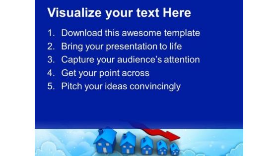 Decrease In Real Estate Rates Concept Business PowerPoint Templates And PowerPoint Themes 1012