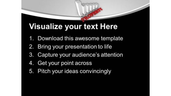 Decreasing Rate Of Properties PowerPoint Templates Ppt Backgrounds For Slides 0713