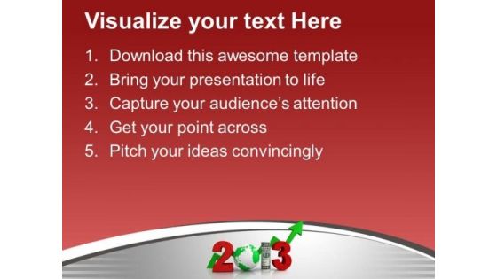 Define Business Growth This New Year PowerPoint Templates Ppt Backgrounds For Slides 0513