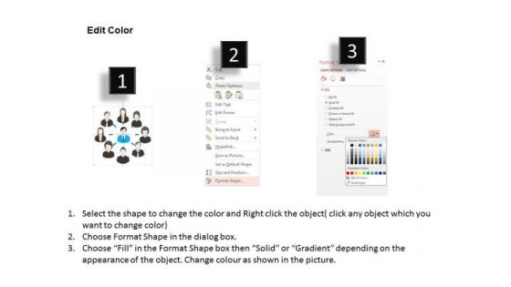 Delegate Right Tasks To Right People PowerPoint Template