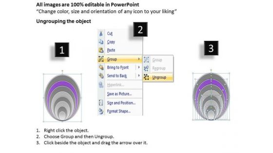 Demonstration Of Concentric Process 8 Stages Businessplans PowerPoint Templates