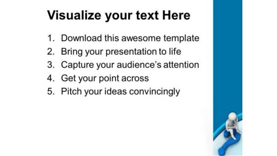 Demoralized From Business Ups And Downs PowerPoint Templates Ppt Backgrounds For Slides 0513