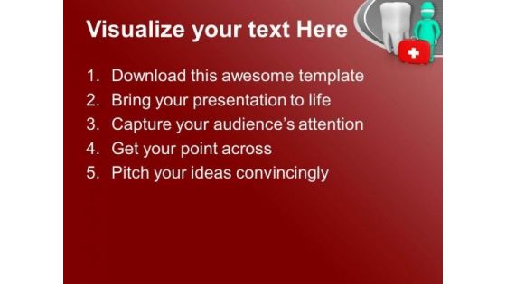Dentist Can Take Care Of Oral Health PowerPoint Templates Ppt Backgrounds For Slides 0713