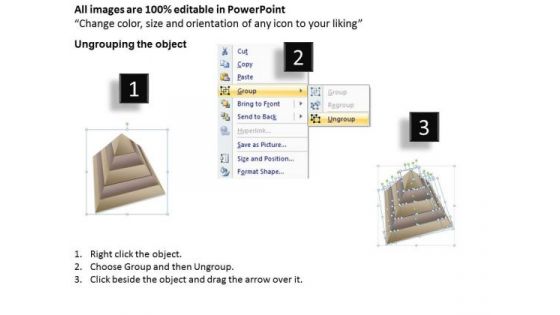 Dependent Process Diagram With Triangular Shape Ppt Business Plan PowerPoint Slides