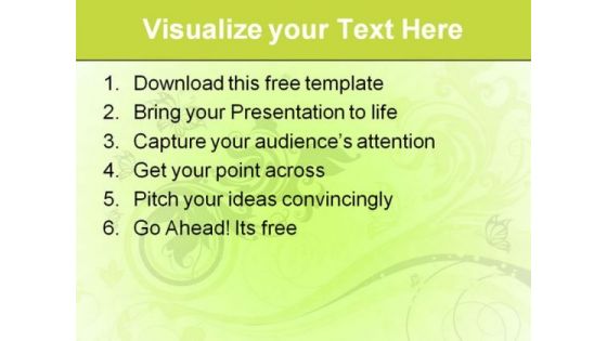 Beautiful Abstract Design PowerPoint Template
