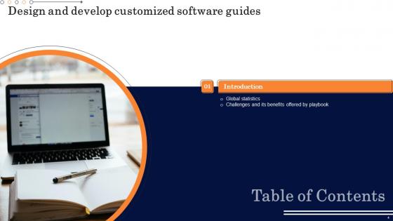 Design And Develop Customized Software Guides Ppt Powerpoint Presentation Complete Deck With Slides