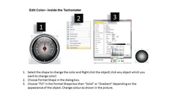 Design Tachometer Full Dial PowerPoint Slides And Ppt Diagram Templates