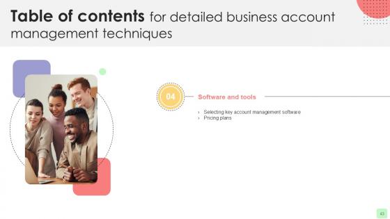 Detailed Business Account Management Techniques PPT Slides Strategy CD V