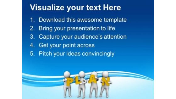 Develop A Business Plan To Reach Success PowerPoint Templates Ppt Backgrounds For Slides 0713