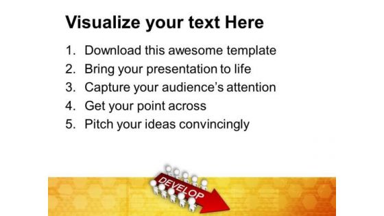 Develop Idea For Business With Team PowerPoint Templates Ppt Backgrounds For Slides 0713