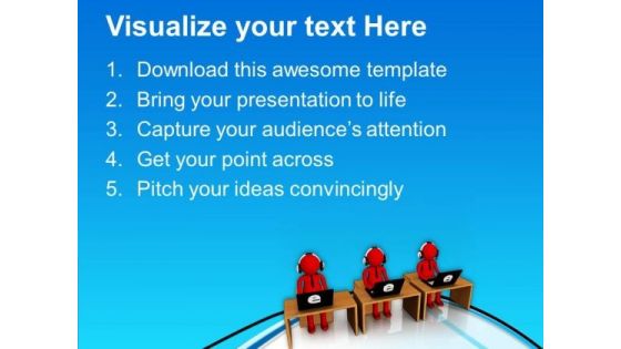 Develop Patience At The Work Place PowerPoint Templates Ppt Backgrounds For Slides 0813