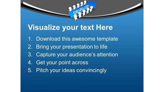 Develop Team Skills And Abilities PowerPoint Templates Ppt Backgrounds For Slides 0713