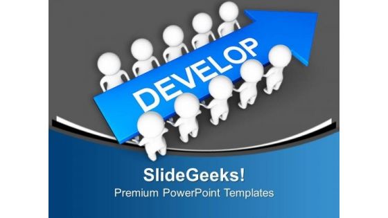 Develop Team Skills And Abilities PowerPoint Templates Ppt Backgrounds For Slides 0713