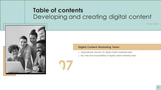 Developing And Creating Digital Content Ppt Powerpoint Presentation Complete Deck Strategy CD V