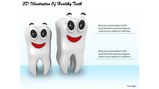 Developing Business Strategy 3d Illustration Of Healthy Teeth Success Images