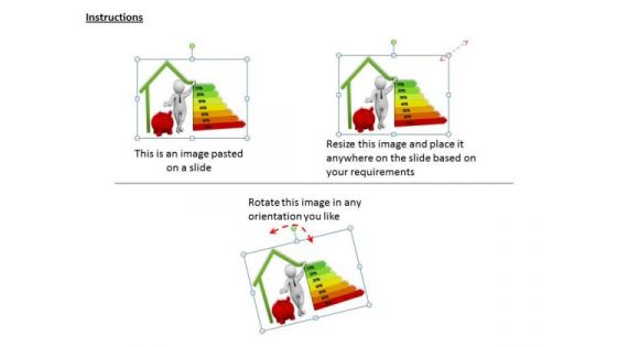 Developing Business Strategy 3d Man Making Money Saving Chart Basic Concepts