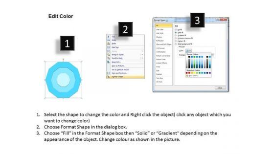 Development For Concentric Ellipse 3 Stages Business Plan Professional PowerPoint Templates