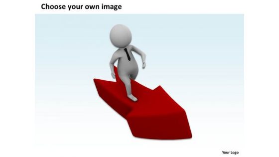 Diagram Business Process 3d Man On The Way PowerPoint Templates