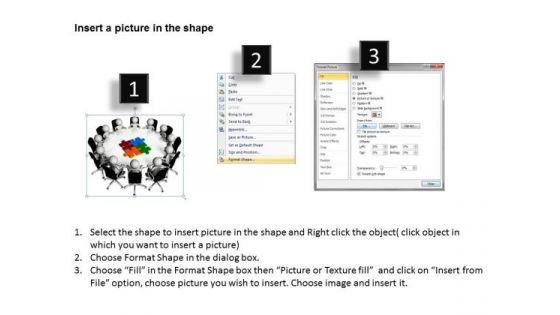 Diagram Business Process 3d Man With Puzzle Pieces PowerPoint Slides