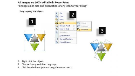 Diagram Business Process And Spoke 3 Stages PowerPoint Templates Ppt Backgrounds For Slides