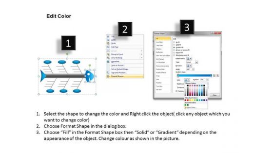 Diagram Demonstration Of Business PowerPoint Theme Process Radial Templates
