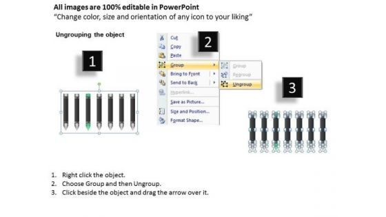 Diagram For 7 Different Schematic Representations Ppt Business Plan Models PowerPoint Slides
