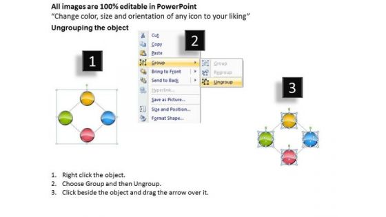 Diagram For Business Operation 4 Stages Ppt Plan PowerPoint Templates