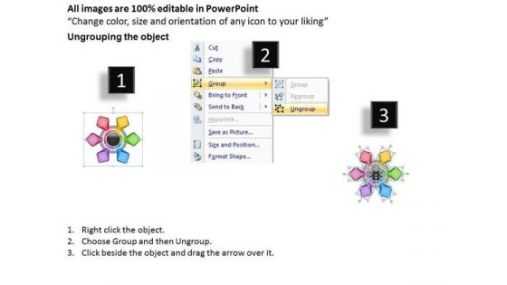 Diagram With 6 Staged For Business Process Ppt Executive Summary PowerPoint Slides