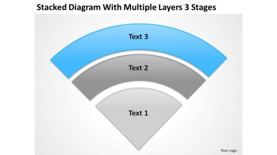 Diagram With Multiple Layers 3 Stgaes Ppt Consulting Business Plan Template PowerPoint Slides