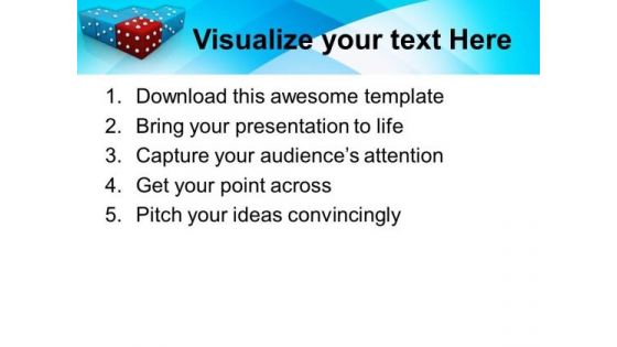 Dice Business PowerPoint Templates And PowerPoint Themes 0912
