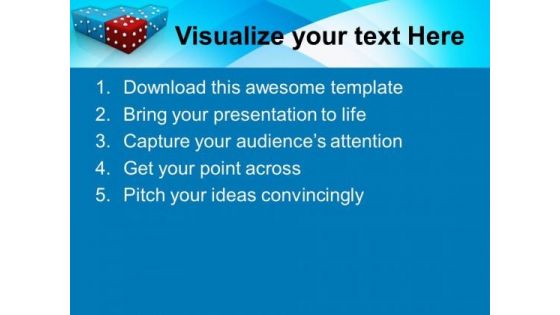 Dice Business PowerPoint Templates And PowerPoint Themes 0912