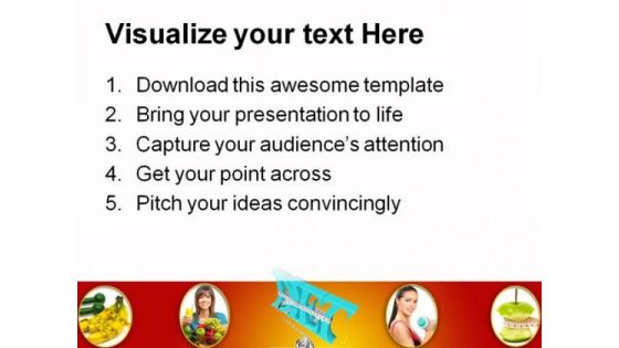 Diet Concept Health PowerPoint Backgrounds And Templates 0111