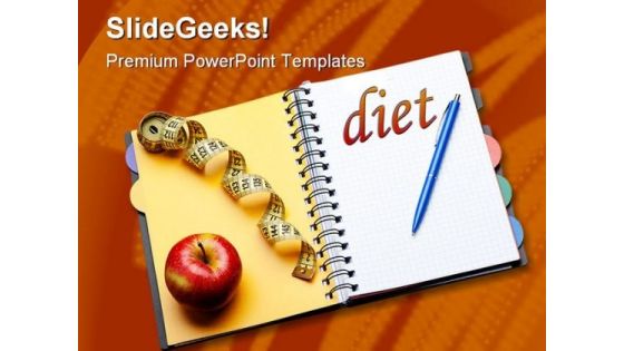 Diet Health PowerPoint Backgrounds And Templates 1210